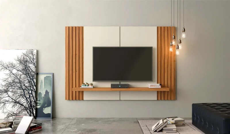 Rack Panel para TV 180cm 65" 100% Mdf en Multicolor - Muebles para TV, Uruguay | Balton, vista 5