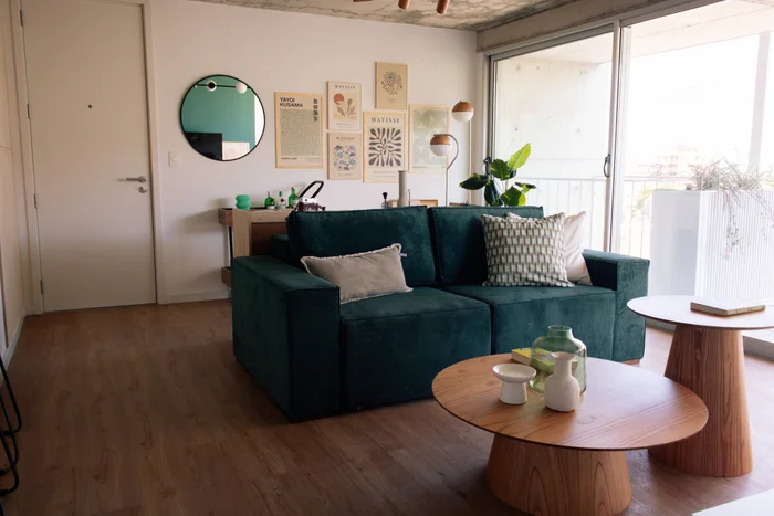 Sofá Retráctil España 3 Cuerpos (210cm) EASY CLEAN - Verde en Verde - Sillones y sofás, Uruguay | Berna home, vista 2