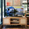 Rack TV Praga con Tela 140 cm - Peroba - Muebles para TV, Uruguay | Berna home, vista 4 de 4