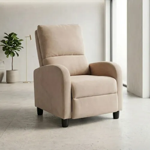 Butaca Sillón Sofa Poltrona Reclinable - Sofia en Beige - Sillones y sofás, Uruguay | Rústico Hogar