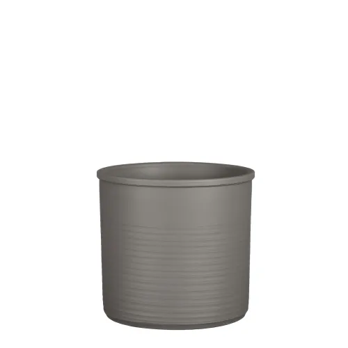 Maceta Momo Ceramica Gris 1114816 en Gris - Jarrones, Uruguay | Divino