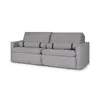 Sofá Cama Sense - Tela Microfibra - Berlin 05 (Ceniza) en Gris - Sillones y sofás, Uruguay | NYR, vista 1 de 8