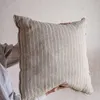ALMOHADON LINO ALTO GRAMAJE RAYADO BEIGE - 55 X 55 en Beige - Textiles, Uruguay | La Iberica, vista 4 de 5