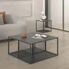 Mesa Lateral Metal Negro Olivia en Negro - Mesas de living, Uruguay | Divino, vista 7 de 7
