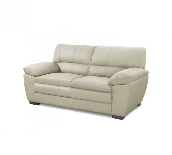 Sillón 100% Cuero - 2 Cuerpos Premium - Arena en Beige - Sillones y sofás, Uruguay | Rústico Hogar, vista 2