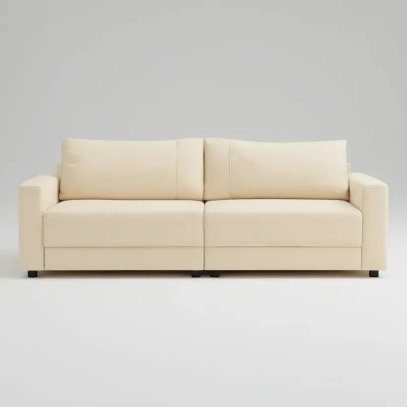 SOFA 4 CUERPOS - TAPIZADO EN TELA BEIGE en Beige - Sillones y sofás, Uruguay | Champagne Home, vista 3