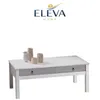 Mesa ratona Linea Flora - Blanco en Blanco - Mesas de living, Uruguay | Nario Hogar, vista 1 de 2
