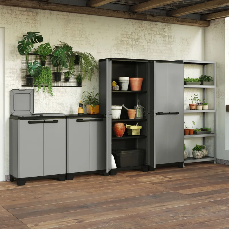 Armario Base Polipropileno Gris Planet en Gris - Muebles para el exterior, Uruguay | Divino, vista 7