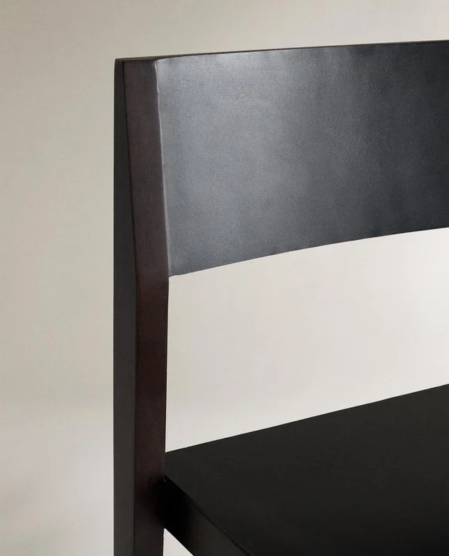 SILLA ESTRUCTURA MADERA Y PIEL - Sillas, Uruguay | Zara Home, vista 5