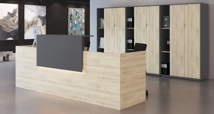 Mueble para recepcepción | 25677 en Madera natural - Escritorios, Uruguay | World Vigo