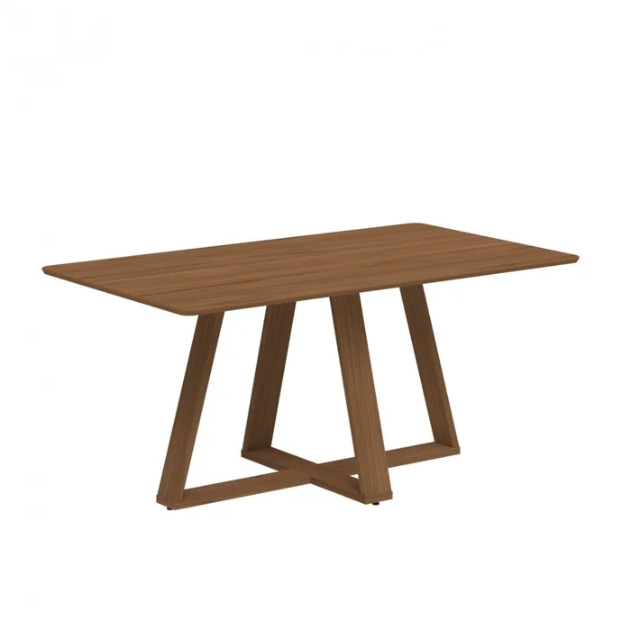 Mesa de comedor Avena - 1.6 - Linea Mónaco en Marrón - Mesas de comedor, Uruguay | Rústico Hogar