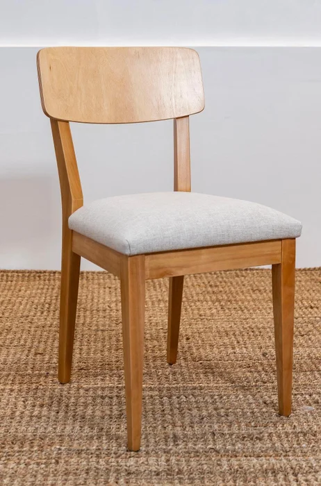 Silla Asiento Tapizado en Marrón - Sillas, Uruguay | Marvic