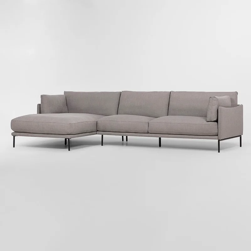Sofá con chaise COSTA GRIS IZQUIERDO - Sillones y sofás, Uruguay | Viasono, vista 3