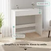 Escritorio Tocador Blanco con Espejo 2 en 1 - Organiza y Decora, Uruguay | Mulata, vista 4 de 4
