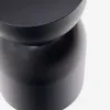 Mesa auxiliar Rachell de metal con acabado - pintado negro brillante Ø 30 cm en Negro - Mesas de arrimo, Uruguay | Kavehome, vista 5 de 6