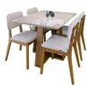 Mesa de Comedor Wood - Rectangular - Línea Nevada en Gris - Mesas de comedor, Uruguay | Ecowood, vista 8 de 8