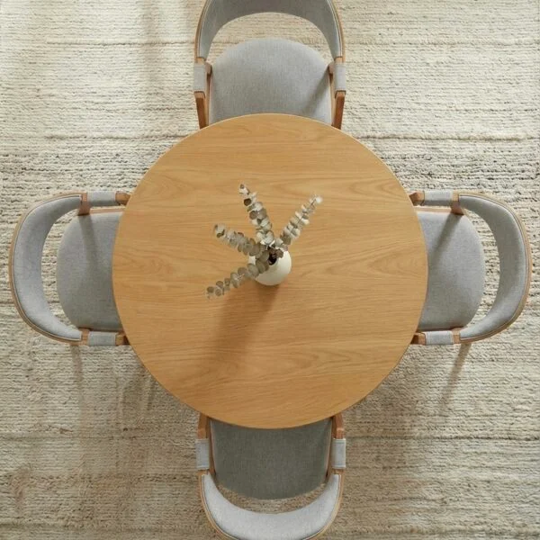 Mesa comedor Miami Redonda 150 cm de Diámetro en Madera natural - Muebles, Uruguay | Indrana, vista 3