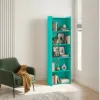 Biblioteca 4 estantes TURQUESA - Living, Uruguay | Que Sal Muebleria, vista 21 de 21