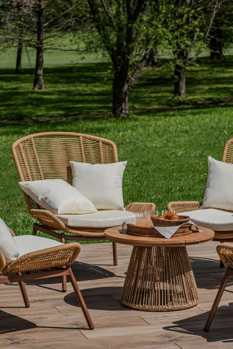 MESA MULTIFUNCION DIAMETRO 66 CMS - EXTERIOR en Madera natural - Muebles para el exterior, Uruguay | La Iberica, vista 5