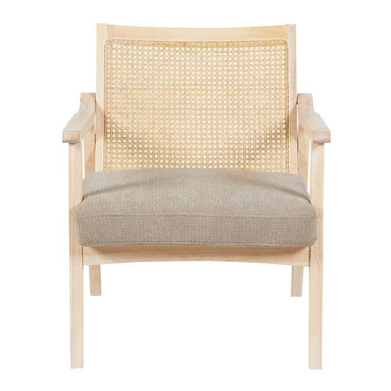 Butaca Madera-y-tela Natural-beige Dakota Natural en Madera natural - Sillones y sofás, Uruguay | Divino, vista 3
