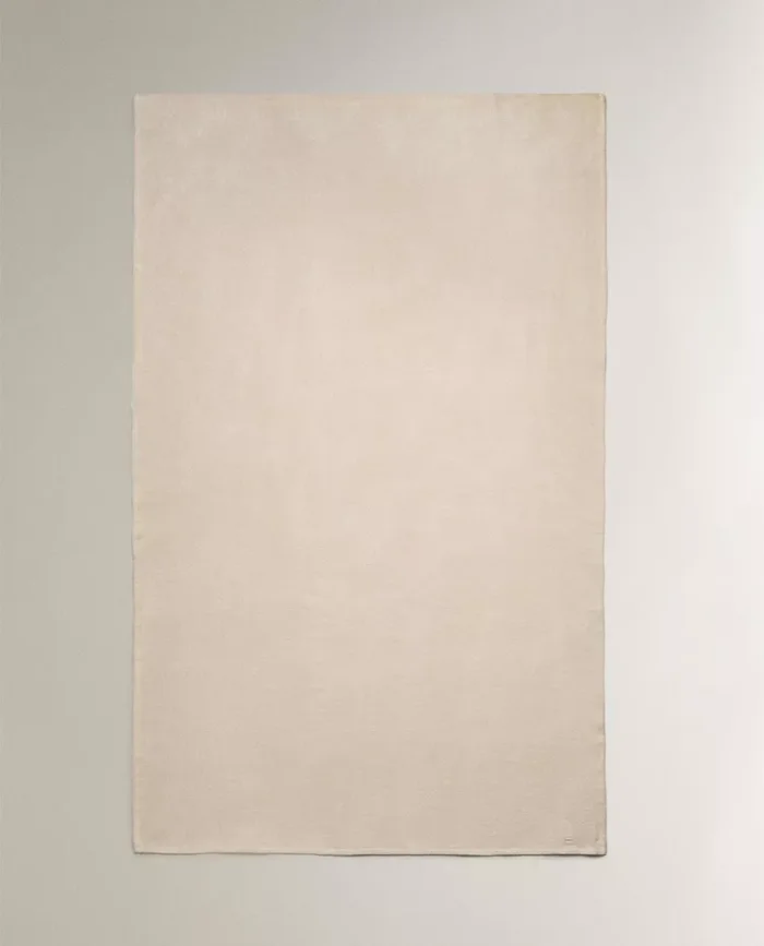 MANTA CHENILLA JACQUARD en Beige - Textiles, Uruguay | Zara Home, vista 2