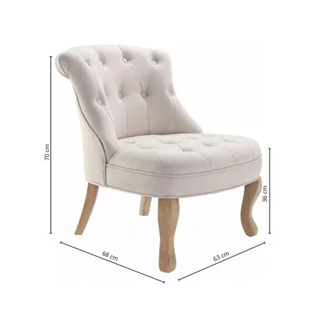 Promo 2 Butacas Luis XV en Beige - Butacas, banquetas y puffs, Uruguay | La Cueva Muebles, vista 20