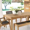 BANCO TRACO CUERDA NEGRA 140x37x43CM JATOBA - Muebles para el exterior, Uruguay | Vinibel, vista 6 de 6