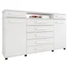 Comodas Cajoneras 7 Cajones 2 Puertas Estante Blanco London en Blanco, Uruguay | Lais Muebles, vista 1 de 6