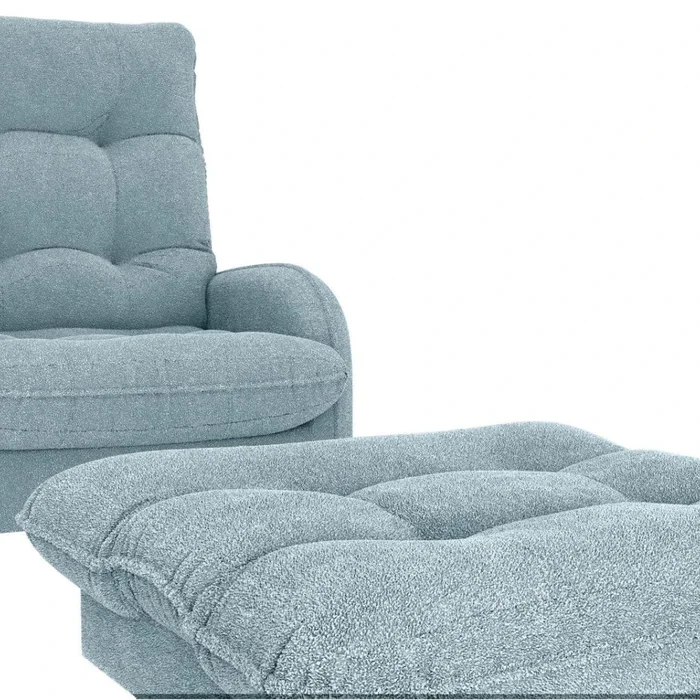 Kit Poltrona + Puff Relax - Azul en Azul - Sillones y sofás, Uruguay | Ecowood, vista 5