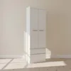 Placard Ropero 2 Puertas Mdp Blanco 0200r Viena en Blanco - Roperos y placares, Uruguay | Divino, vista 1 de 3