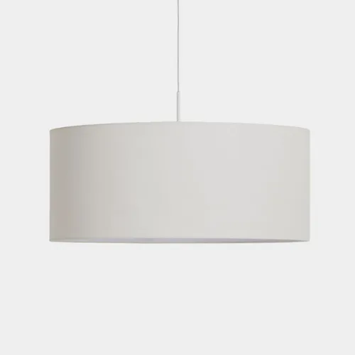 Pantalla para lámpara de techo Niani en algodón color marfil - Ø60 cm en Blanco - Lámparas colgantes, Uruguay | Kavehome