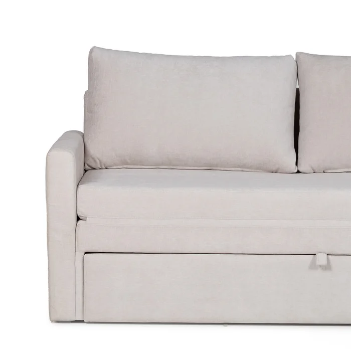 Sofá Cama Wey - Tela Microfibra - Kruger 02-152 (Beige) en Beige - Sillones y sofás, Uruguay | Nyr, vista 7
