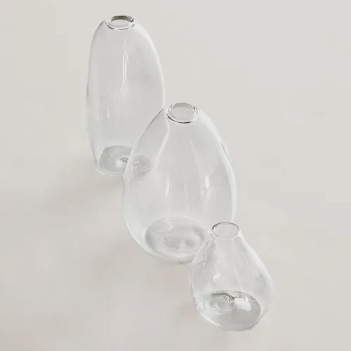 JARRÓN CRISTAL PEQUEÑO IRREGULAR - Jarrones, Uruguay | Zara Home
