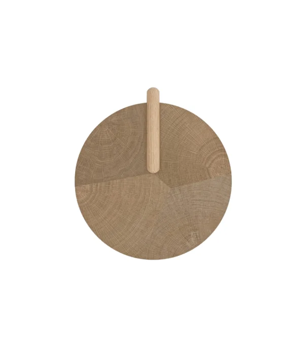 MESA LATERAL BAKERS ROBLE Y MARMOL D45XH52 en Madera natural - Mesas de arrimo, Uruguay | Masinfinito Casa, vista 3