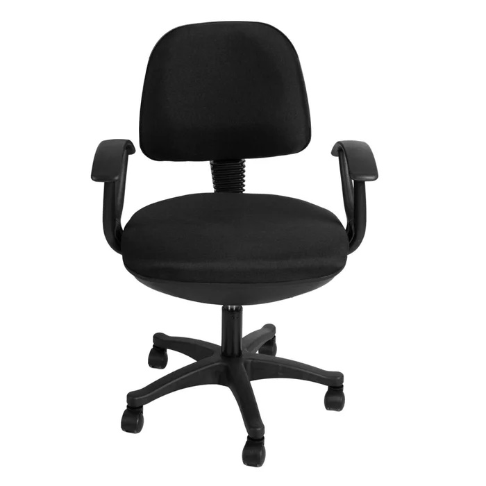 Silla De Oficina Tela-y-polipropileno Negro Classic en Negro - Escritorios y sillas de escritorio, Uruguay | Divino, vista 3