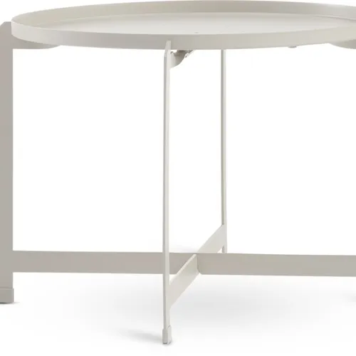 Mesa auxiliar BORRE Ø50xA40 beige en Beige - Muebles para el exterior, Uruguay | JYSK
