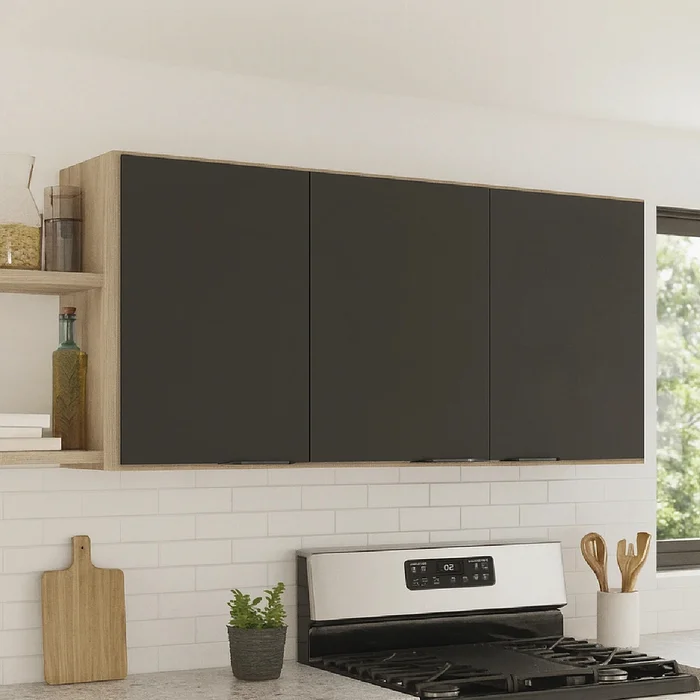 Aéreo de Cocina 3 Puertas Firenze en Gris, Uruguay | Soy Hogar, vista 5
