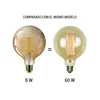 Lámpara Filamento LED Ámbar Globo G125 8W Dimerizable - Lámparas de mesa, Uruguay | Serlux, vista 3 de 4