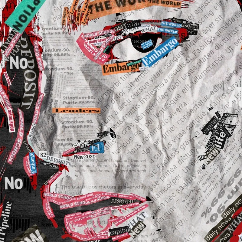 Rostro en Multicolor - Láminas, Uruguay | Mara Estudio
