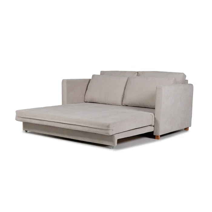 Sofá Cama Niki - Tela Microfibra - 10285 (Beige) en Beige - Sillones y sofás, Uruguay | NYR, vista 2