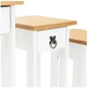 Conjunto Set De Mesas - Línea Monterrey - Blanco - Mesas de arrimo, Uruguay | Ecowood, vista 4 de 7
