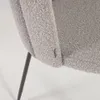 Silla Aniela de borreguito - gris claro y metal con acabado negro en Gris - Sillas, Uruguay | Kavehome, vista 5 de 10