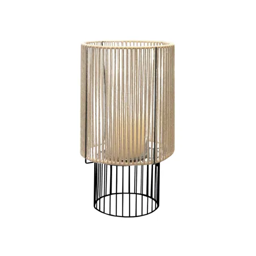 FANAL CILINDRICO METAL/CUERDA D21x37CM - Jarrones, Uruguay | Koz