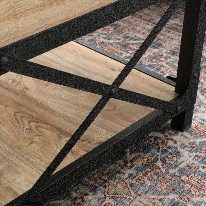 Mesa Ratona Articulada - Sauder - Linea River en Madera natural - Mesas de living, Uruguay | Ecowood, vista 5