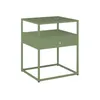 Mesa Lateral Baja Metal Verde Olivia en Verde - Mesas de living, Uruguay | Divino, vista 2 de 2