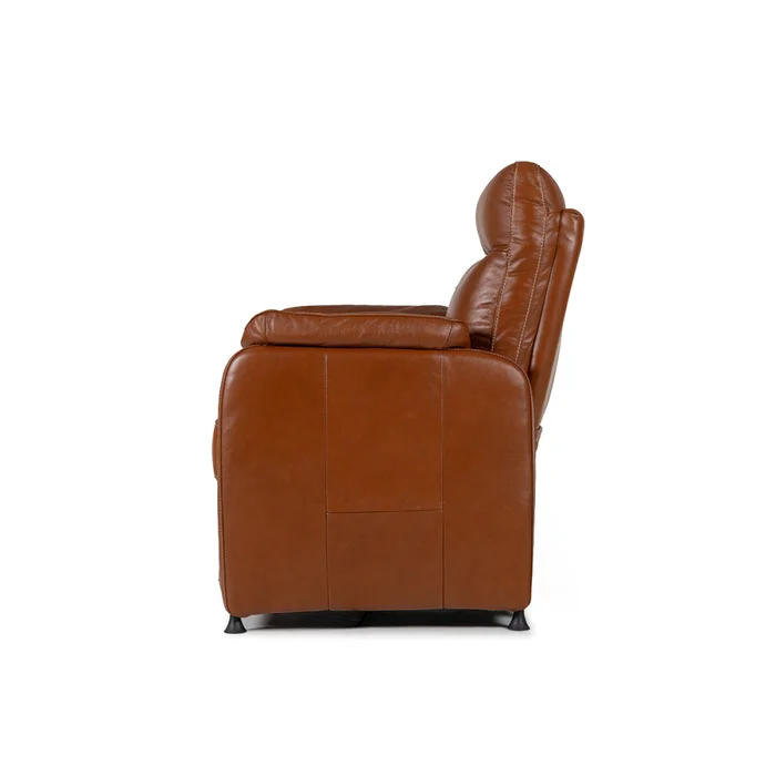 Butaca Max (Reclinable eléctrica) - Cuero Básico - 457 (Brandy) en Naranja - Butacas, banquetas y puffs, Uruguay | Nyr, vista 4