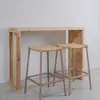 Banqueta de barra en cuerda náutica beige y aluminio en Beige - Butacas, banquetas y puffs, Uruguay | Entrecasa, vista 3 de 5