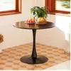 Mesa Tulip 60 cm - Negro en Negro - Mesas de living, Uruguay | La Cueva Muebles, vista 5 de 8