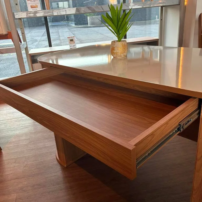 Escritorio Munich Curvo Mesa de Oficina C/1 Cajon 135cm 100% MDF - Escritorios, Uruguay | Balton, vista 5