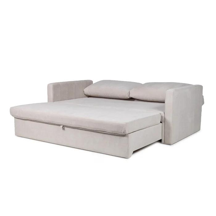 Sofá Cama Wey - Tela Microfibra - Kruger 02-152 (Beige) en Beige - Sillones y sofás, Uruguay | Nyr, vista 4